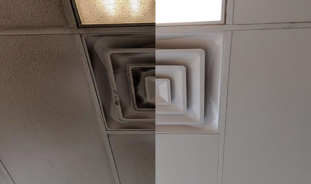 ceiling cleaning